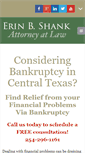 Mobile Screenshot of centraltexasbankruptcy.com